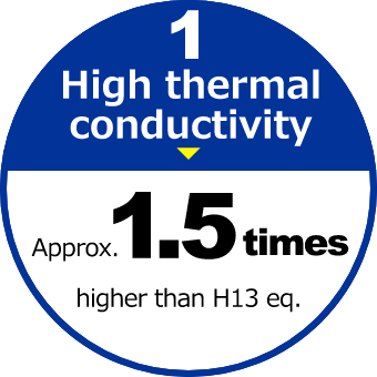 Features1 High thermal conductivity