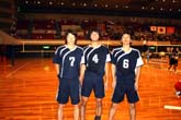 ふるさと3選手 左から西久保、倉田、齋藤選手