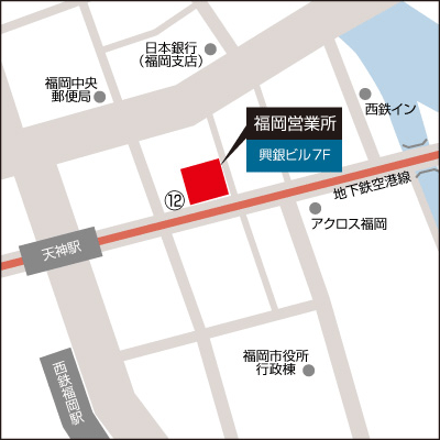 福岡営業所アクセスマップ