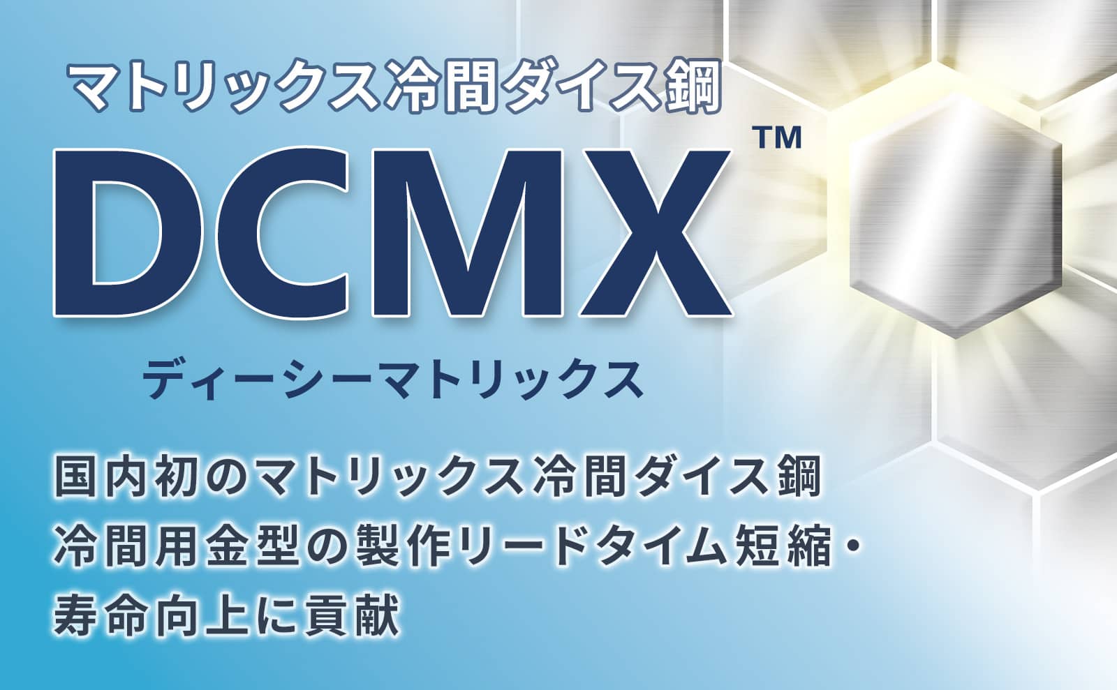 マトリックス冷間ダイス鋼　DCMX