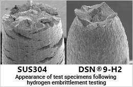 High strength Stainless Steel DSN® 9-H2 for hydrogen application