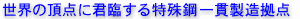 世界の頂点に君臨する特殊鋼一貫製造拠点