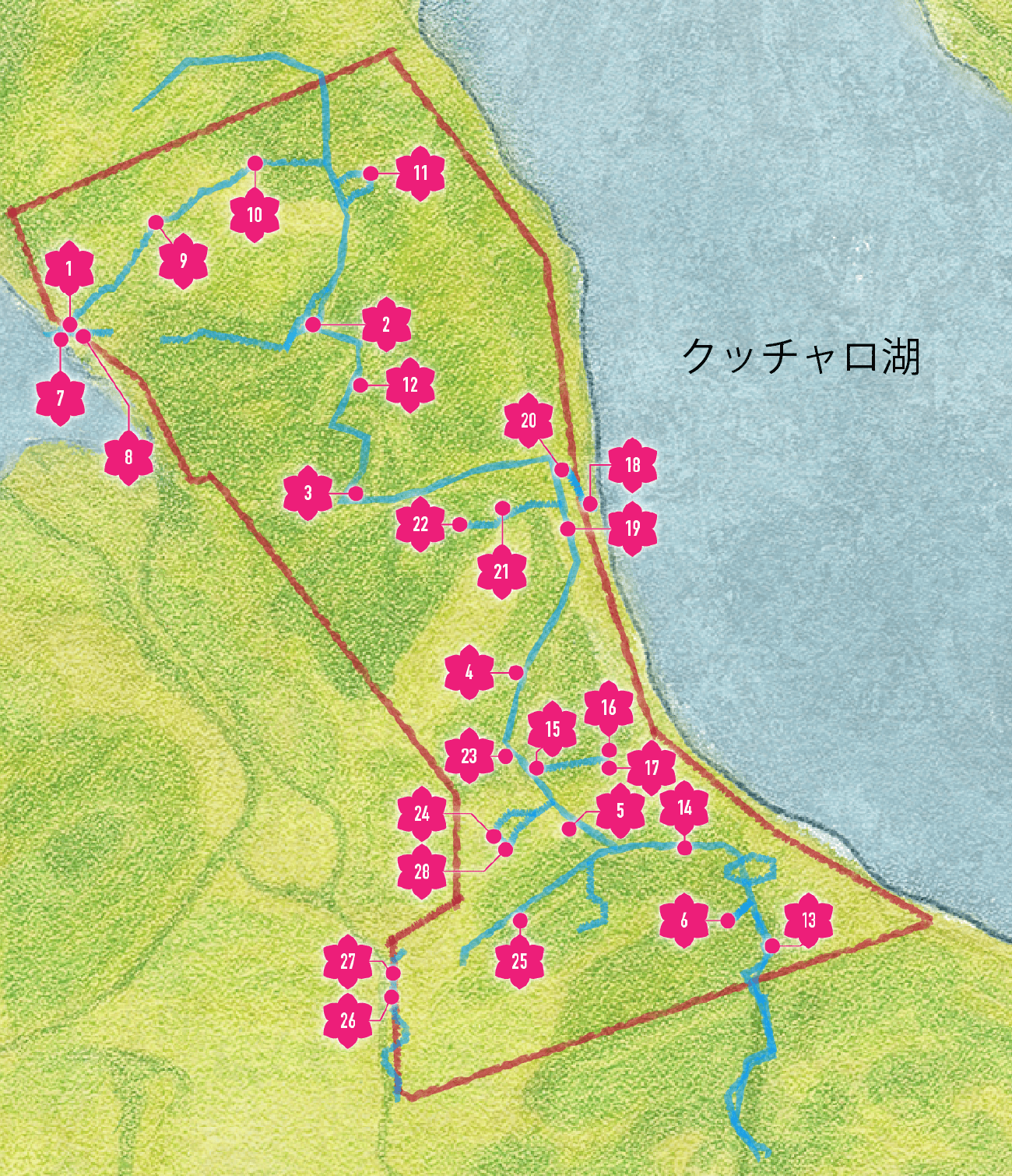 植物調査マップ